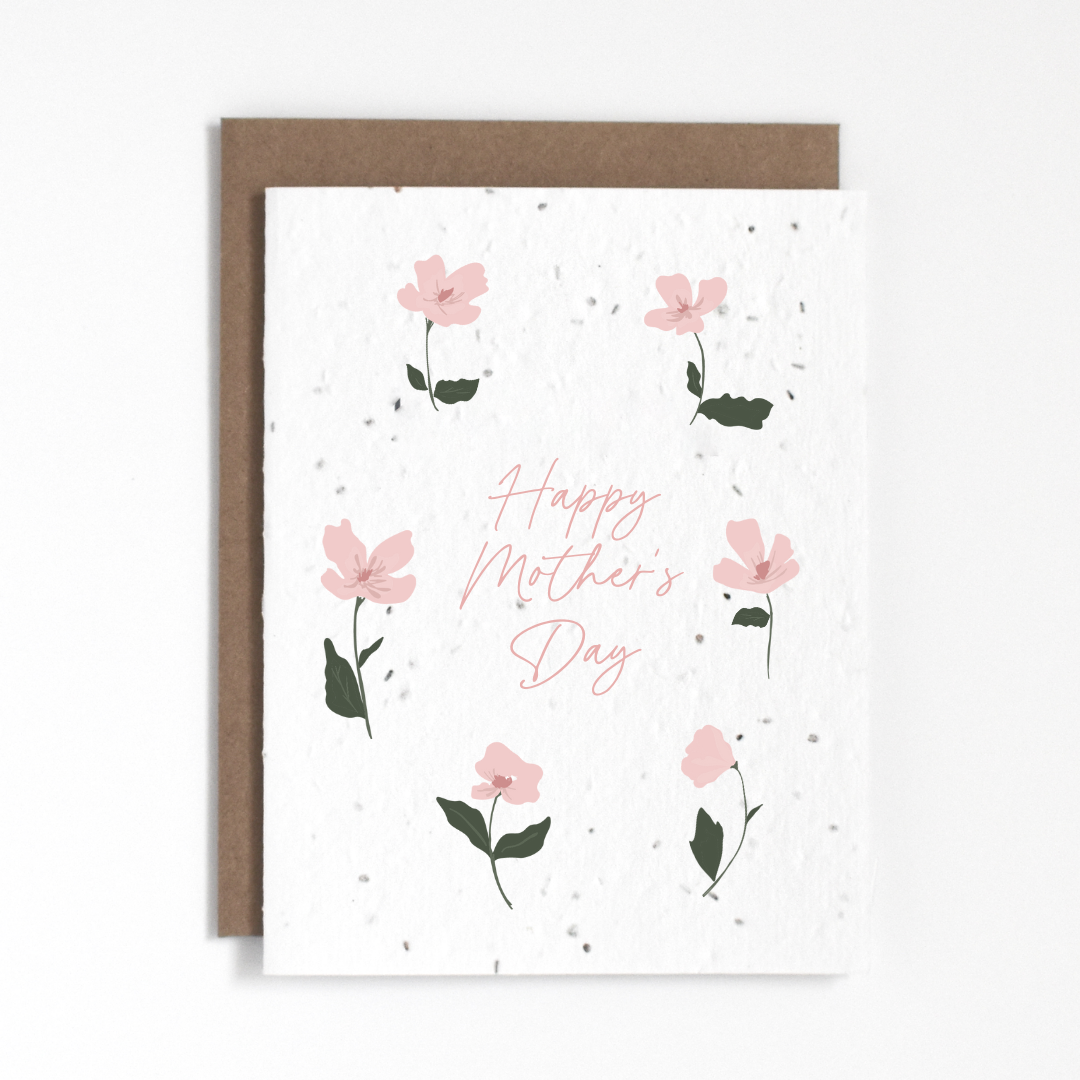 Happy Mother's Day - Plantable Greeting Card -